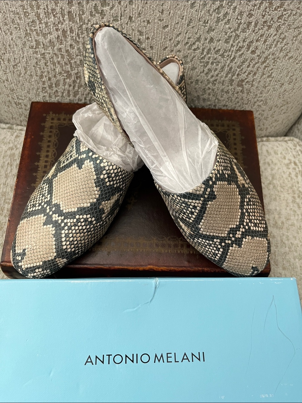 Antonio  Melani closed toe flat